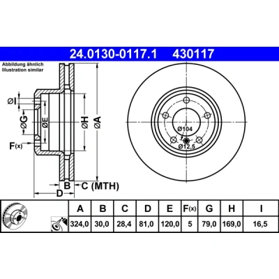 Afbeelding van Ate Remschijf 24.0130 0117.1