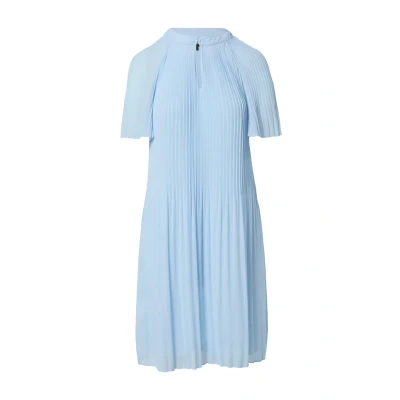 Afbeelding van comma Fliessendes Plissee Jurk, Dames, Maat: 34, Hellblau