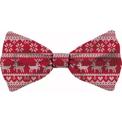 Afbeelding van Plenty Gifts Kerst Vlinderstrik Hert Rood