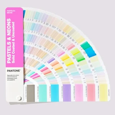 Afbeelding van PANTONE Pastels &amp; Neons Guide Gecoat ongecoat meer kleuren geven u keuzes voor grafische die opvallen GG1504C