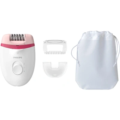 Afbeelding van Philips BRE225/00 Satinelle Essential Haarverwijderingstool, Maat: One Size, Pink, weiß