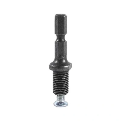 Afbeelding van 3/8 Boorkop Adapter Staal 24UNF Buitendraad Zeskantschacht Elektrische Hamer Gezamenlijke Hendel met Schroef voor 6mm 10mm 13mm