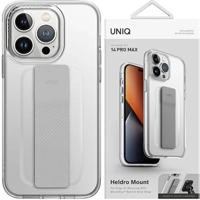 Afbeelding van UNIQ Heldro Mount iPhone 14 Pro 6.1 hoesje transparant/lucent helder