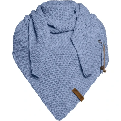 Afbeelding van Knit Factory COCO Halsdoek, Dames, Maat: One Size, Indigo