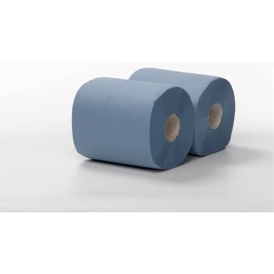 Afbeelding van Primp maxirol poetsrollen 2 laags blauw stuks