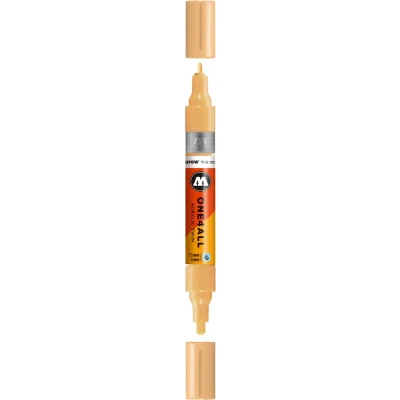 Afbeelding van Molotow ONE4ALL Pastel Beige Acrylic Twin 1,5 4 mm Marker