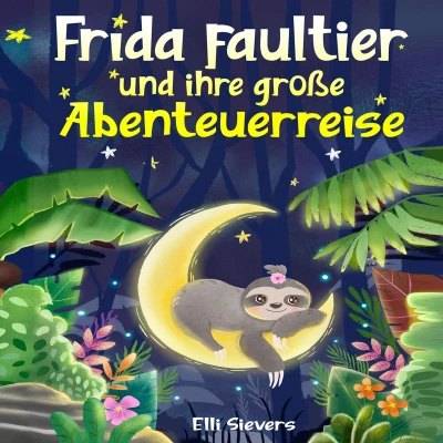Afbeelding van Frida Faultier und ihre große Abenteuerreise: Wunderschöne Gute Nacht Geschichten zum Einschlafen Träumen für Kinder ab 3 Jahre. Ein Vorlesebuch mit 5 Minuten Kuscheln