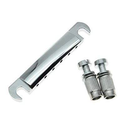 Afbeelding van LP Style Gitaar Tune o Matic Staartstuk Stop Bar voor Les Paul SG Chrome