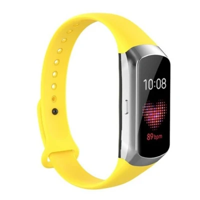 Afbeelding van Siliconen bandje Geel Samsung Galaxy Watch Fit