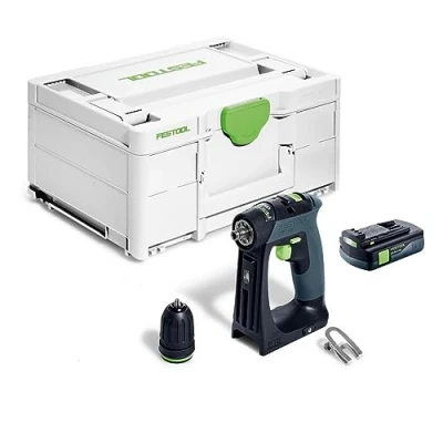 Afbeelding van Festool CXS 18 Basic 18V Li ion Accu Schroefboormachine In Systainer Met 3.0Ah