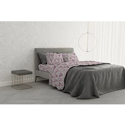 Afbeelding van Italian Bed Linen MB Home Basic &quot;Dafne&quot; lakenset, Kinki, tweepersoonsbed