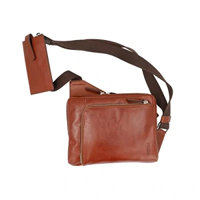 Afbeelding van Picard Buddy Schoudertas, Heren, Maat: One Size, Cognac