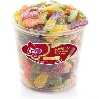 Afbeelding van Red Band Zure Tongen 1200gr