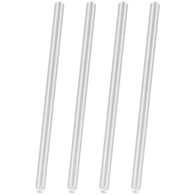 Afbeelding van LAVMHAB 6063 aluminium ronde staaf, 5 mm x 150 mm, solide schachten, staven, staaf voor doe het zelf knutselmodellen (4 stuks)