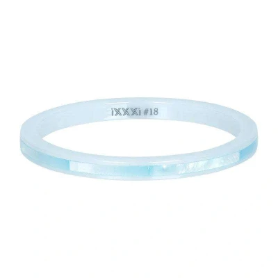 Afbeelding van Ceramic blue shell iXXXi Vulring 2 mm 18 / Wit