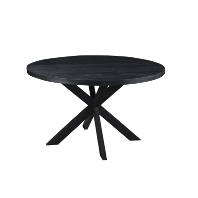 Afbeelding van Livingfurn Kala eettafel spider rond 150 cm Hout