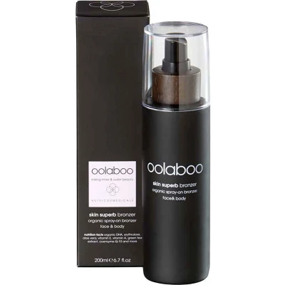 Afbeelding van Oolaboo Skin Superb Bronzer Organic Spray On Face &amp; Body 200 ml