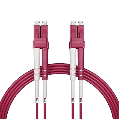 Afbeelding van nexinex OM4 glasvezelkabel LC/UPC naar (1 kabel, 3m) patchkabel duplex multimode glasvezel kabel LC/LC