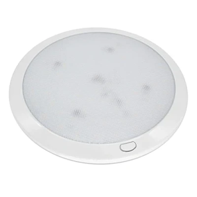 Afbeelding van Dream Lighting Plafondlamp LED Dimbaar 12v 14w Binnenverlichting Ronde 21,6CM IP44 Lamp voor Caravan Camper RV Boot Plafond Warm Wit 3000K