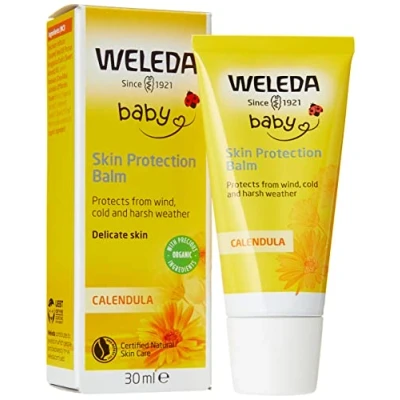Afbeelding van Weleda Calendula Baby Weer &amp; Wind Balsem, 30 ml