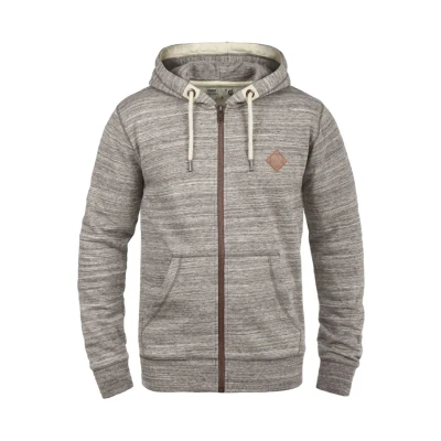 Afbeelding van Solid Sdcraig Sweater met rits, Heren, Maat: XL, Coffee bean