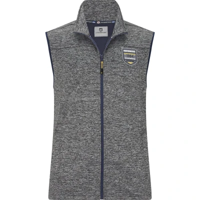Afbeelding van Jan Vanderstorm gemêleerde bodywarmer Plus Size Maldevin grijs