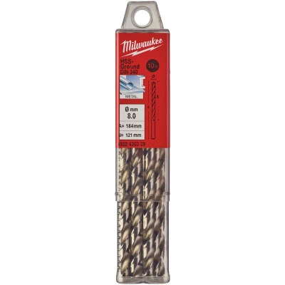 Afbeelding van Metaalboor Hss G Lang 8 X 165 Mm (10 Stuks)