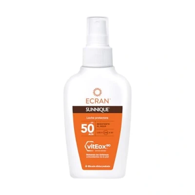 Afbeelding van ECRAN Sunnique beschermende melk SPF50 Vapor 100 ml