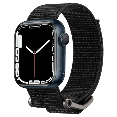 Afbeelding van Spigen Geschikt voor Apple Watch 42 / 44 45mm/ Ultra Bandje Durapro Flex Zwart