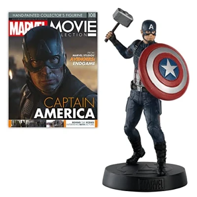 Afbeelding van CAPTAIN AMERICA statue with hammer 14cm