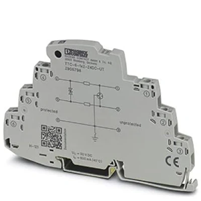 Afbeelding van Phoenix Contact 2906798 TTC 6 1X2 24DC UT Overspanningsveilige afleider 1 stuk(s)