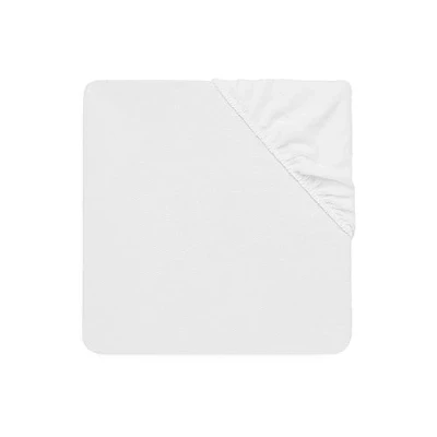 Afbeelding van Jollein Badstof Wit 60 x 120 cm Waterdicht Ledikant Hoeslaken 550 507 00100