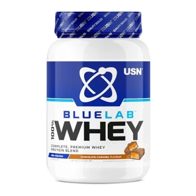Afbeelding van USN Blue Lab Whey (908g) Chocolate Caramel