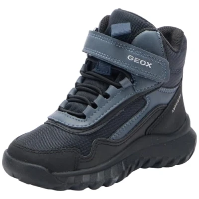 Afbeelding van Geox Jongens J Simbyos Boy B ABX Sneakers, Blauw, 38 EU