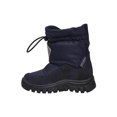 Afbeelding van Naturino Varna Snowboots voor kinderen, Maat: 24, Blau Leer en textiel