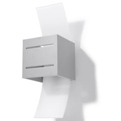 Afbeelding van Sollux Lighting Wandlamp LORETO grijs
