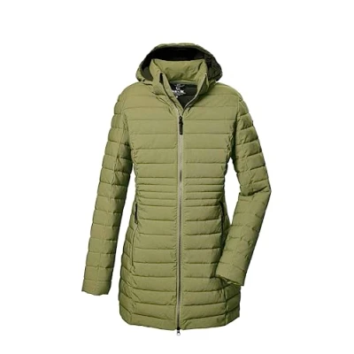 Afbeelding van G.I.G.A. DX Dames gewatteerde parka/functionele parka met afritsbare capuchon GW 14 WMN QLTD PRK_Bacarya, bosgroen, 48, 42300 000