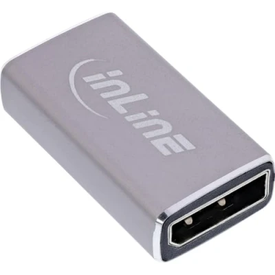 Afbeelding van InLine DisplayPort 1.4 Adapter, Data + Video Grijs