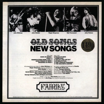 Afbeelding van Old Songs. New Songs