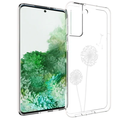 Afbeelding van Samsung Galaxy S21 Plus Hoesje Siliconen en TPU (zacht) iMoshion Softcase/Backcover Wit Telefoonhoesje