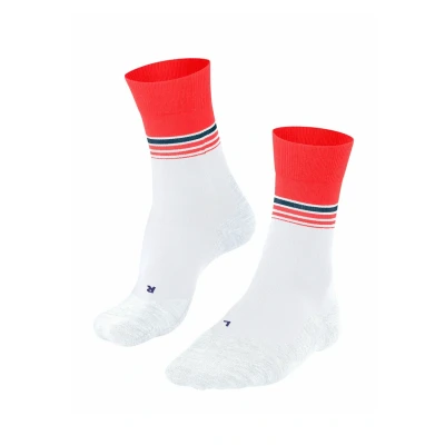 Afbeelding van FALKE Heren Hardloopsokken RU4 Endurance Cool M So functioneel materiaal anti blaar 1 paar, Wit White 2005 Stripe, 39 41