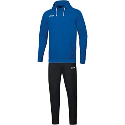Afbeelding van Joggingpak base met hoody Royal / XL