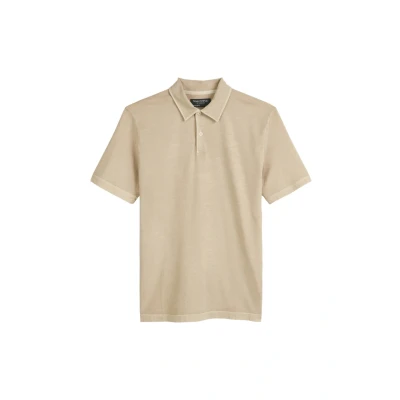 Afbeelding van Marc O&#039;Polo Kurzarmregular AUS Reiner Poloshirt, Heren, Maat: Small, Pure cashmere