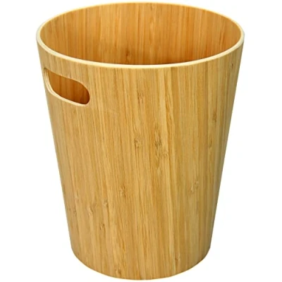 Afbeelding van Woodquail Papierbak Home Office mand, gemaakt van natuurlijk bamboe fineer