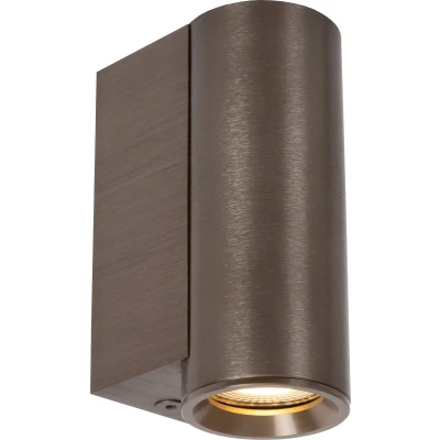 Afbeelding van Lucide DUPLA Wandspot / Wandlamp 1xGU10 (MR11) Roest bruin