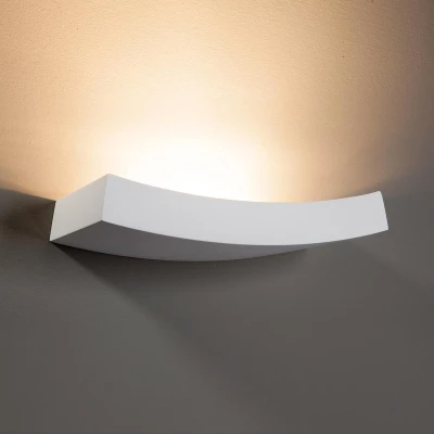 Afbeelding van Lindby Wandlamp 2lichts gips, metaal, glas H: 7 cm G9 wit