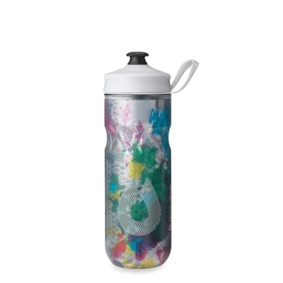Afbeelding van HydraPak Polar Sport Geïsoleerde waterfles BPA vrij, &amp; Bike knijpfles met handvat (Splash Multi, 600ml/20oz)