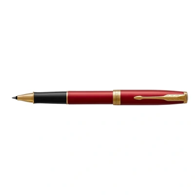 Afbeelding van Parker Sonnet Red Lacquer GT Rollerball Kleur: Rood De Vulpenwereld