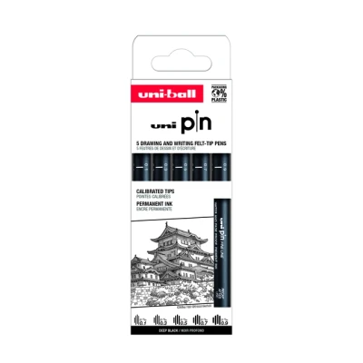 Afbeelding van Uni Ball PINSET 5P KLASSIC I