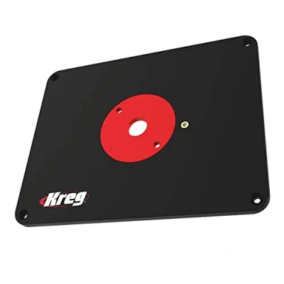 Afbeelding van KREG PRS4038 Freestafel inlegplaat 298 x 235 9 mm + 3x reduceerring 25 / 30 67